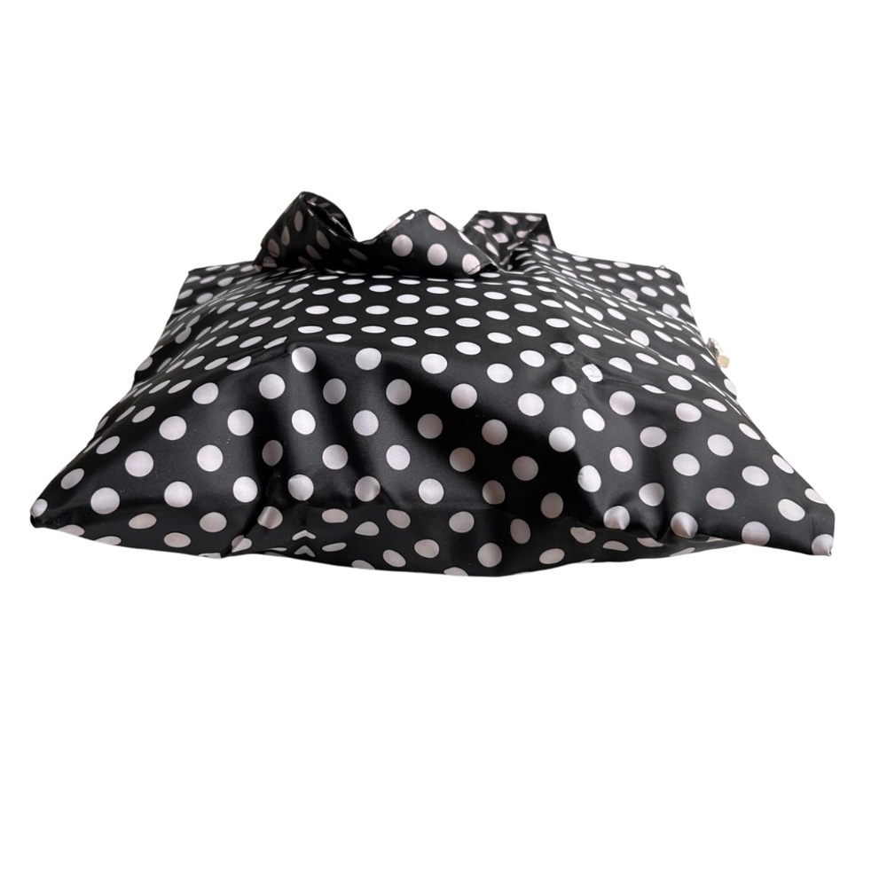 Sachi Polka Dot Insulated Zippered Tote Bag - Picture 5 of 7
